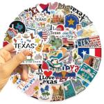 Texas Travel Sticker Collection – 55 pc vinyl