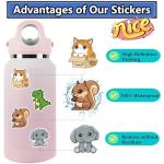 Cute Animal Sticker Pack – 200 pc vinyl decals