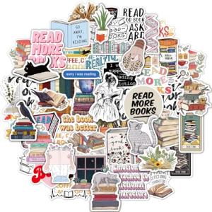 Joyppy Book Lover Stickers – 50 pc reading decals