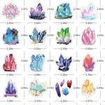 Crystal Vinyl Sticker Pack – 100 pc glitter