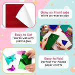 Hygloss 20pc Metallic Foil Paper 8.5×10