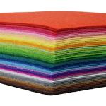42pc Assorted Felt Squares 4×4