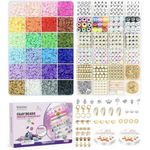 Gionlion 2-Pack Clay Bead Bracelet Kit