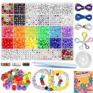 LIS HEGENSA 1300pc DIY Bead Bracelet Kit