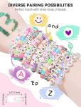 ARTDOT 1400pc Letter Beads Kit 28 Styles