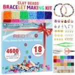 Redtwo 5100pc Heishi Clay Bead Kit