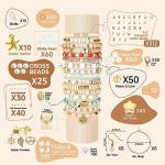 Pizooro 3-Box 10500pc Clay Bead Kit