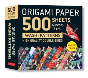 Origami 500pc Washi Paper Kit 6″