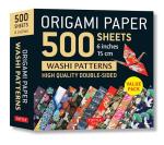 Origami 500pc Washi Paper Kit 6″