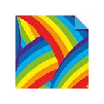 Tuttle 100pc Origami Paper 6″ Rainbow