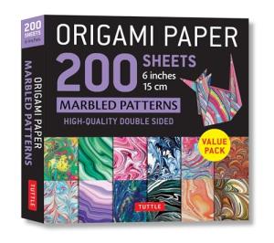 Tuttle 200pc Origami Paper 6″ Marbled