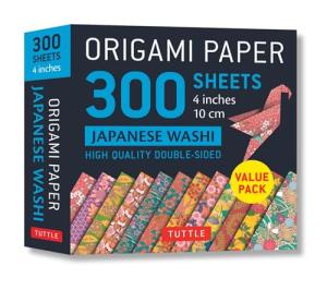 Tuttle 300pc Origami Paper 4″ Washi
