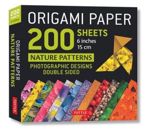 Tuttle 200pc Origami Paper 6″ Nature
