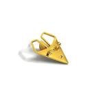 Climple Gold Origami Plane Brooch