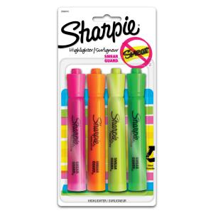 SHARPIE 4‑Pack Accent Tank‑Style Highlighters