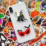 Halloween Pumpkin Sticker Set – 100 pc vinyl