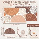 Large Boho Arch Wall Sticker for Modern Decor