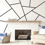 Black Geometric Vinyl Wall Decals for Any Room