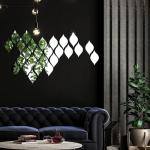 5-Piece 3D Teardrop Acrylic Mirror Wall Stickers