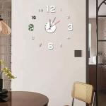 5-Piece 3D Teardrop Acrylic Mirror Wall Stickers