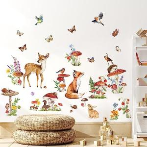 Woodland Animal Peel and Stick Wall Decals
