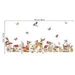 Woodland Animal Peel and Stick Wall Decals