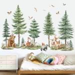 Mountain Tree Wall Stickers for Kids' Rooms