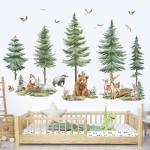 Mountain Tree Wall Stickers for Kids' Rooms