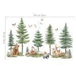 Mountain Tree Wall Stickers for Kids' Rooms