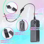 DIY 9.84ft Neon Electroluminescent Wire Light Kit