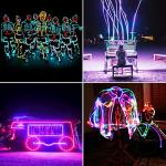 DIY 9.84ft Neon Electroluminescent Wire Light Kit
