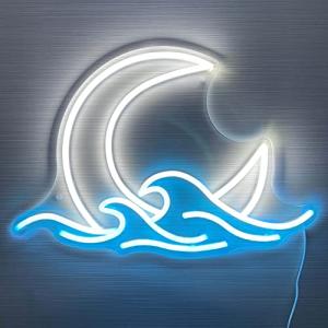 Moonrise Neon Sign - Twilight Wave Room Decor