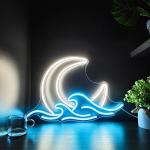 Moonrise Neon Sign - Twilight Wave Room Decor