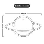 USB Powered Saturn Neon Sign for Room Decor