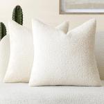 Pack of 2 Cozy Faux Fur Pillow Covers