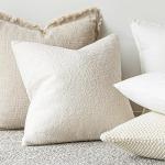 Pack of 2 Cozy Faux Fur Pillow Covers