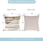 Set of 2 Faux Fur Decorative Pillow Covers