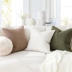 Pack of 2 Cozy Faux Fur Pillow Covers