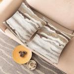 Set of 2 Faux Fur Decorative Pillow Covers