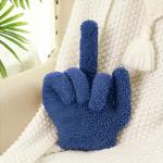 Funny Middle Finger Decorative Throw Pillow