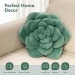 Plant-Shaped Plush Decorative Throw Pillow 19.7in