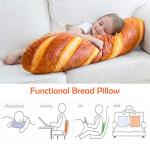Funny Bread Shape Plush Pillow for Comfort