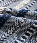 Cethom Navy Blue Boho Lumbar Pillow Cover