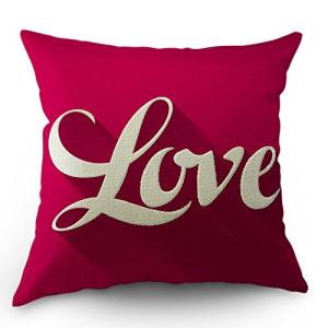 Love Quote Throw Pillow Cover for Home Decor
