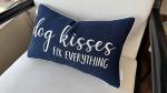 Dog Kisses Fix Everything Lumbar Pillow Cover