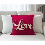 Love Quote Throw Pillow Cover for Home Decor