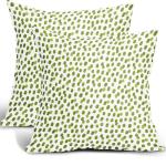 Boho Sage Green Polka Dot Pillowcase Set of 2