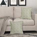 Sage Green Boho Polka Dot Pillow Covers Set of 2