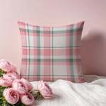 Christmas Pillow Covers Set of 2 in Pink & Sage