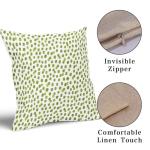 Boho Sage Green Polka Dot Pillowcase Set of 2